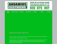 Tablet Screenshot of andamioselectricos.com